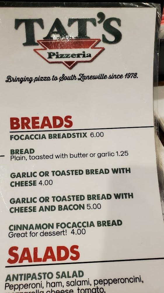 Tat's Pizzeria Menu image 4